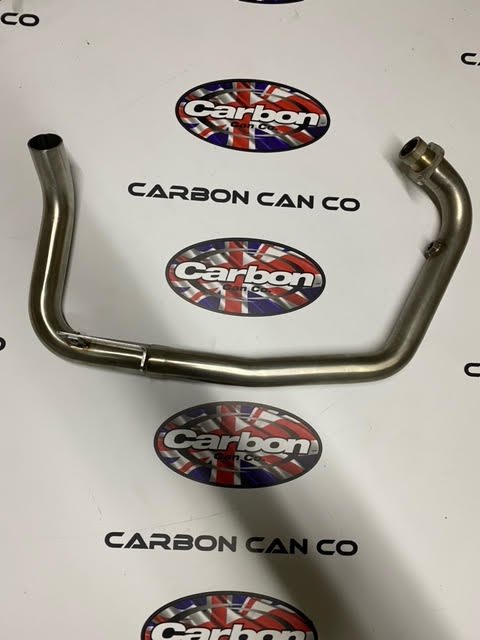 thumbnail image 2 of Stainless Steel Exhaust Front Link Pipe For Benelli TNT135 TNT125 2017-2023 - Slip-On Replacement 2 of 4