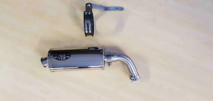 Benelli TNT 125 135 Tornado Naked exhaust systems by Carbon Can Co UK 11