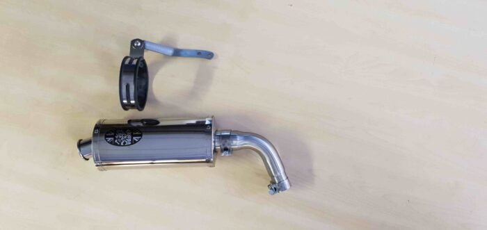 Benelli TNT 125 135 Tornado Naked exhaust systems by Carbon Can Co UK 3