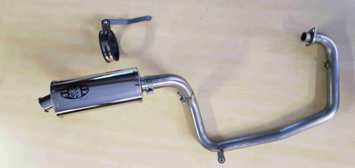 Benelli TNT 125 135 Tornado Naked exhaust systems by Carbon Can Co UK 5
