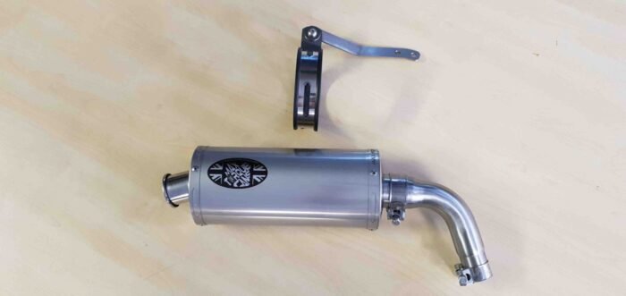 Benelli TNT 125 135 Tornado Naked exhaust systems by Carbon Can Co UK 9