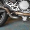 Ducati 959 Panigale de cat Carbon Can Co Motorbike Exhaust pipework Liverpool