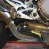 Ducati 959 Panigale de cat Carbon Can Co Motorbike Exhaust pipework Manchester