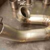 Ducati 959 Panigale de cat Carbon Can Co Motorbike Exhaust pipework Nottingham
