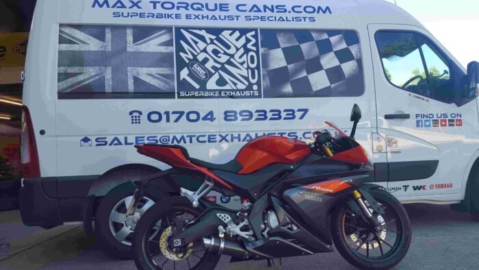 Yamaha YZF R125 Motorbike Exhausts by Carbon Can Co uk